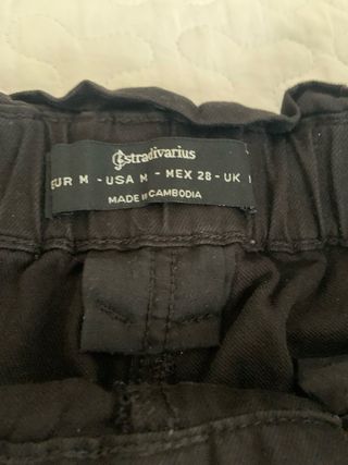 Lote 2 pantalones vaqueros negros