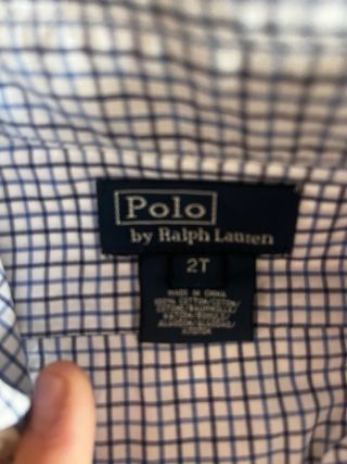 Camicia Polo Ralph Lauren per bambini a quadri
