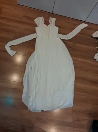 Vestido de boda blanco talla 36