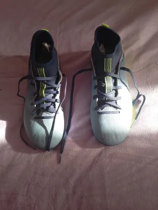 Zapatillas Fútbol Azul/Verde Talla X