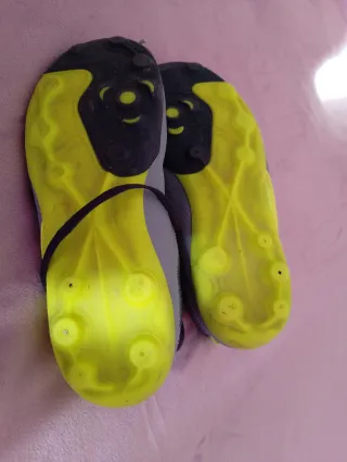 Zapatillas Fútbol Azul/Verde Talla X