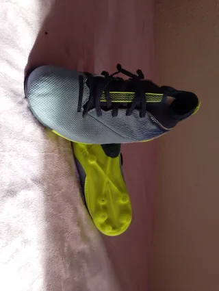 Zapatillas Fútbol Azul/Verde Talla X