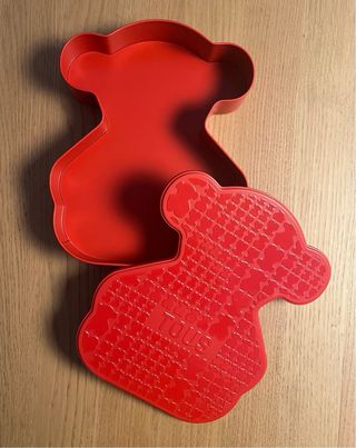 Caja metálica TOUS Osito Logo Roja