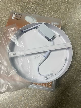 Panel LED Redondo 20W (solo 1 panel, no pack)