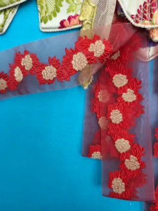 Traje de Fallera Oro y blanco