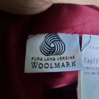 Cappotto Pura Lana Vergine Rosso