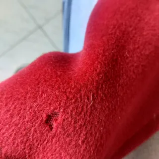 Cappotto Pura Lana Vergine Rosso