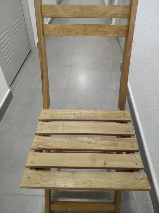 Conjunto Mesa y Sillas Terraza Madera Ikea