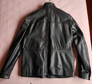 Chaqueta Zara Piel Negra