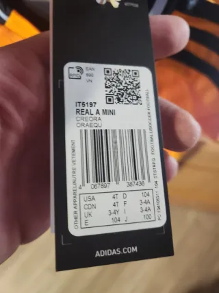 Conjunto Real Madrid Infantil Naranja