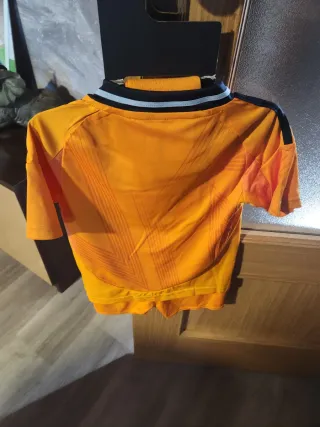Conjunto Real Madrid Infantil Naranja