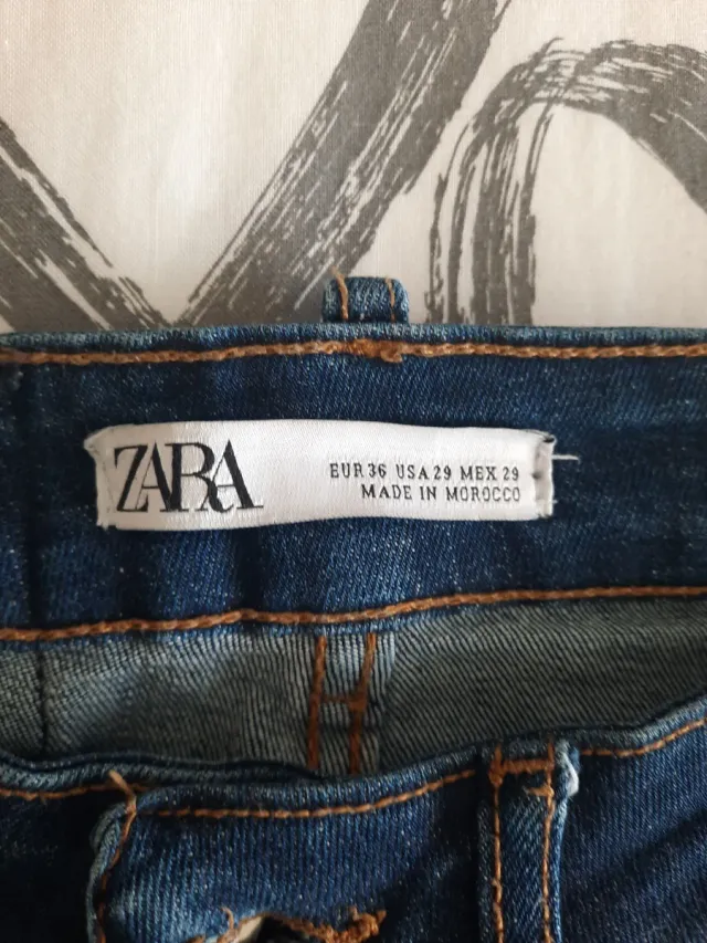 Vaqueros Zara Man Azules. Talla 36