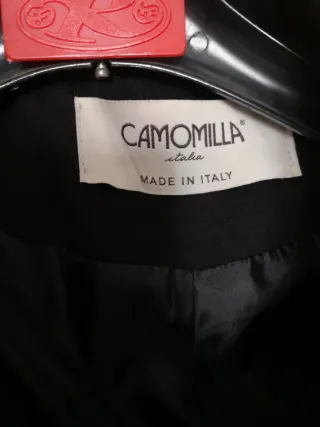 Cappotto Camomilla Svasato Nero