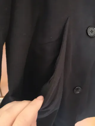 Cappotto Camomilla Svasato Nero