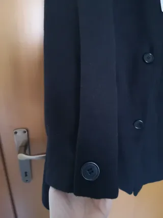 Cappotto Camomilla Svasato Nero