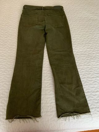 Lote 2 pantalones vaqueros verde
