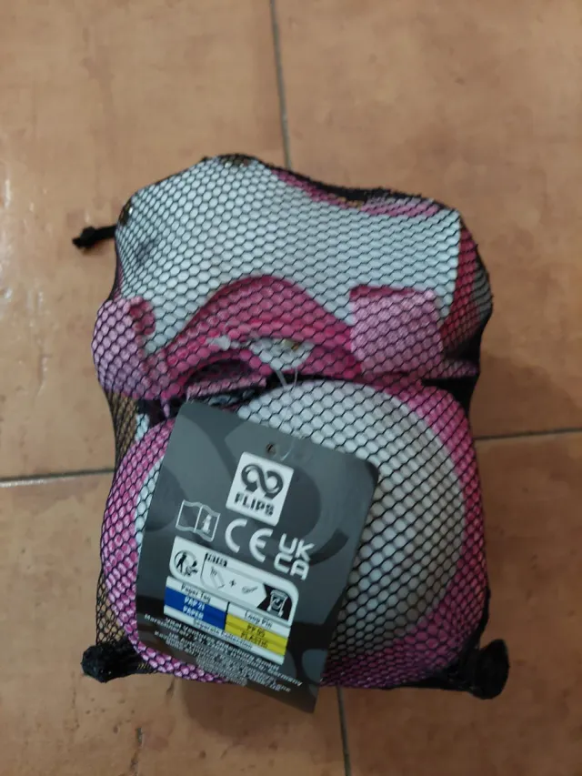 A ESTRENAR Protecciones Patinaje Flips Pink S/M