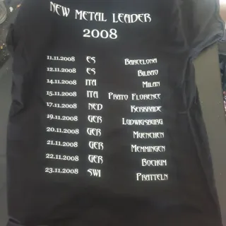 Camiseta Ropa Heavy Metal Negra