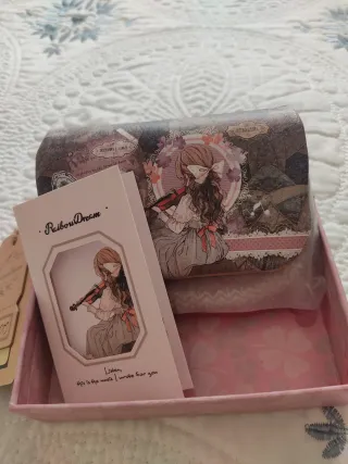 Monedero estilo kawaii con perro