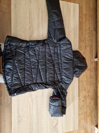 Chaqueta niña negra y rosa Talla M