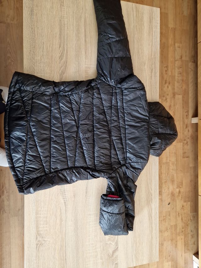 Chaqueta niña negra y rosa Talla M