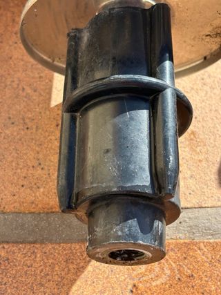 Ducha exterior piscina metal