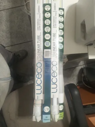 10 Tubos LED Luceco 150cm 22W 6500K