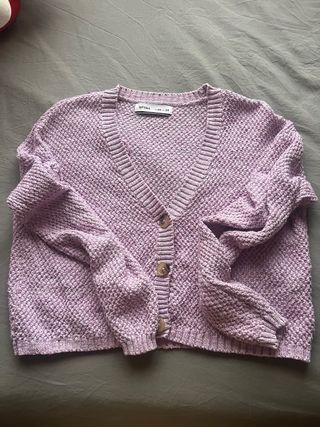 Cárdigan Lefties Morado Talla XS