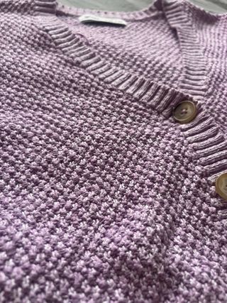 Cárdigan Lefties Morado Talla XS