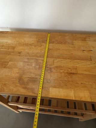 Carrito de cocina de madera FORHOJA IKEA
