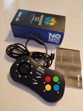 Mando Neo Geo Mini SNK Negro Nuevo