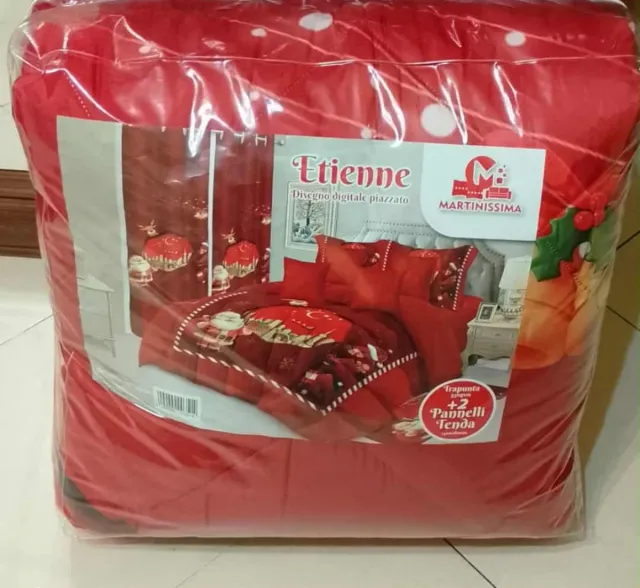 Trapunta Matrimoniale + Coppia Tende