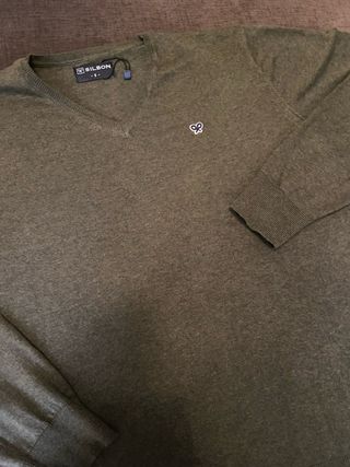 Jersey Silbon Pico Verde Oscuro Talla S