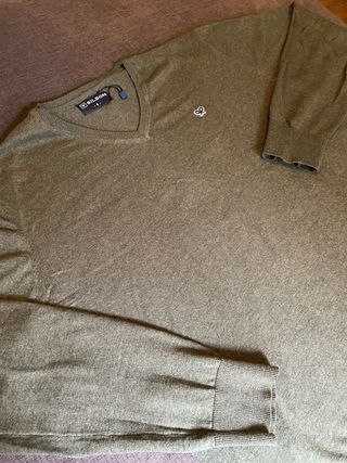 Jersey Silbon Pico Verde Oscuro Talla S