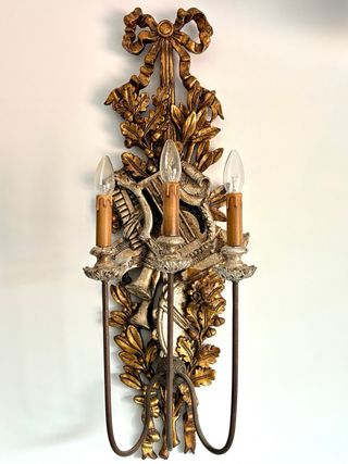 Pareja apliques de pared estilo barroco