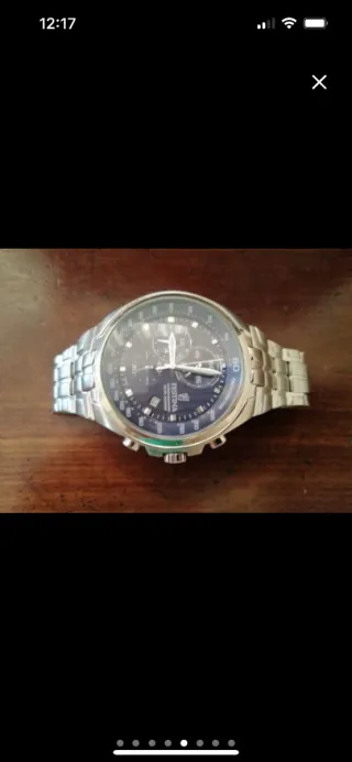 Reloj Festina Cronógrafo Azul y Plateado