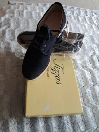 Zapatos Tizzas Niño Azul Marino