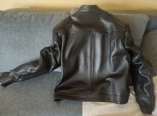 Chaqueta Cuero Moto Iguana Custom Fifty Eight XXL