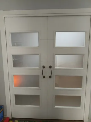 Puertas correderas con cristales