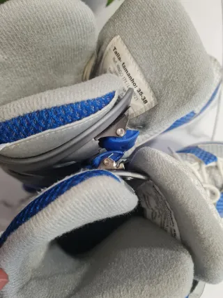 Patines en línea Wingo azules y plateados