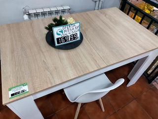 Mesa Extensiblepara Comedor o Cocina con sillas 4u
