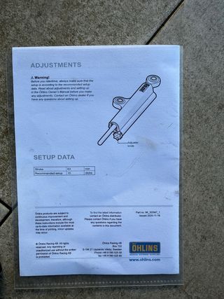 Amortiguador Dirección Ohlins Yamaha SD0-47000-00