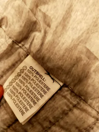 Giacca invernale ragazza grigio argento