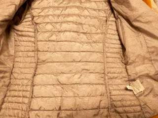 Giacca invernale ragazza grigio argento