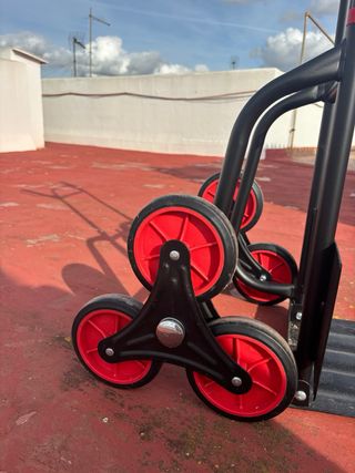 Carretilla salva-escaleras 3 ruedas