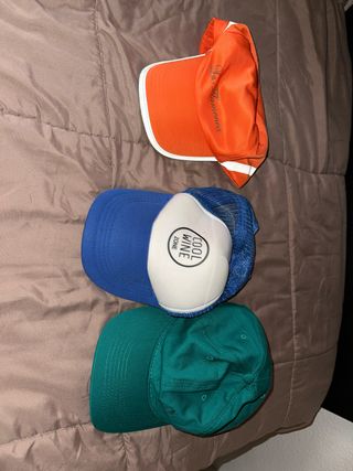 Lote de 3 Gorras