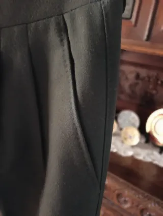 Pantaloni Luca D'Altieri Lana Verde