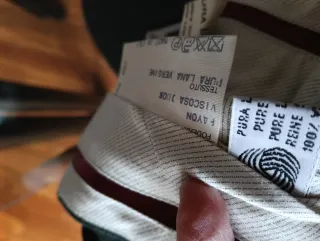 Pantaloni Luca D'Altieri Lana Verde