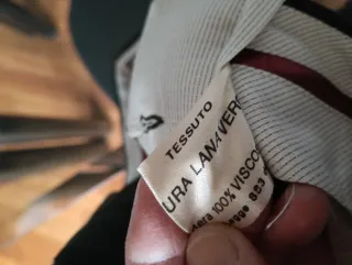 Pantaloni Luca D'Altieri Lana Verde