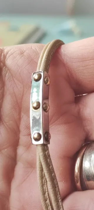 Bracciale Nomination cuoio e oro